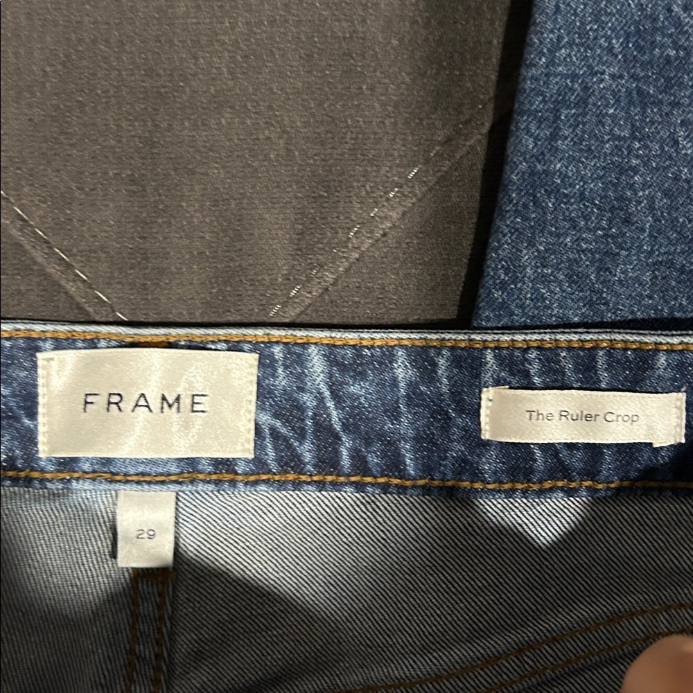 New Frame Denim Ruler Crop Jeans 29 - Picture 2 of 3